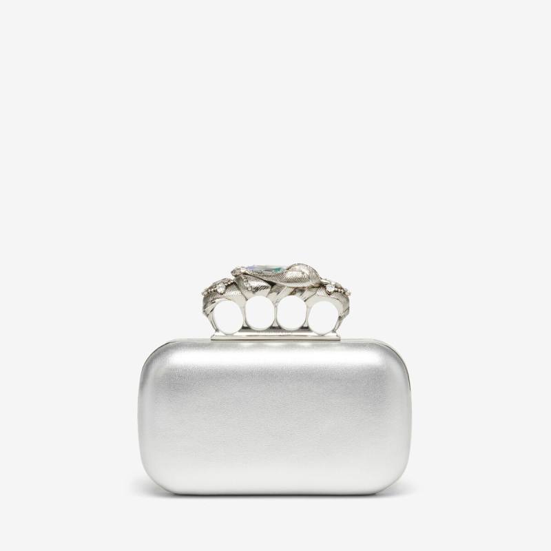 ALEXANDER MCQUEEN - Snake Knuckle Clutch - Item 7956261X3EM8500
